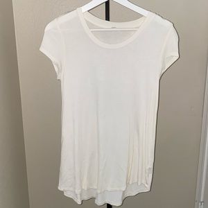 Off white loose fitting dressy tee